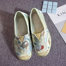 해외직구 카툰 스트라이프 플랫 슈즈15종 레이디 캐주얼 단화 by the shoes on