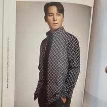 그린조이 남 트래블 프린트 점퍼 M22WJ71M 검정