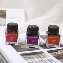 딥 펜 컬러 만년필 잉크 25ml 펜잉크 캘리그라피 병잉크, 오렌지