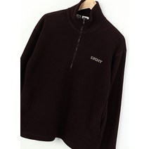 (S)DKNY 도나카란 긴팔티셔츠 반집업 후리스 플리스