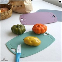 무난한디자인 적당한사이즈 1인가구맞춤 사각모양 고리형도마 삼색도마, 그린