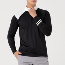 UV 보호 남성 기능성 골프 집업 티셔츠 골프티셔츠 남성골프복 화사한티셔츠 스포티한