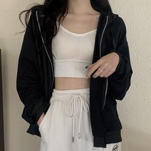 케이에비뉴 후드 포켓 집업 점퍼