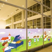 nang792 천사들의 합창 뮤럴실사 시트지.낭만창고