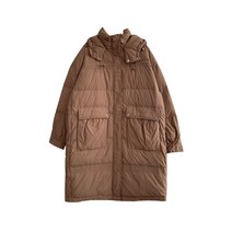 미디엄 롱 포켓 패딩