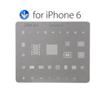 복수세트DIYFIX 전화 로직 보드 수리 도구 아이폰 7 6s 마더 IC 칩 볼 납땜 그물 스테인레스 스틸 플레이트, 06 for iPhone 6