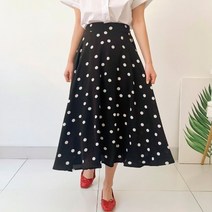 퍼니걸스 9127 도트 롱 스커트 여성의류