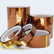 캡톤테이프 5mm~60mm 길이 33m 내열테이프 내열테이프 캡톤테이프 실리콘테이프 고열테이프 3d프린터부품todghkf445 todghkf445, 5mm