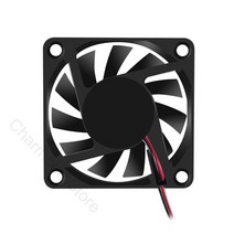 케이스 쿨러 쿨링팬 6010 팬 브러시리스 냉각 3D Princooling DIY PC 컴퓨터 케이스 60x60x10mm DC 5V 1, 04 5V DualBallberings
