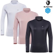 블랙야크[NC강남] 23년여름신상!! 여성 여름 흡한 속건 냉감 긴팔 베이스 레이어 티셔츠 M포드아이스터틀넥티#2 1BYTSM3513