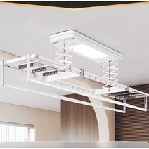 전동 건조대 자동 발코니 빨래봉 전동식 원격 제어, (기본모델)A