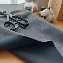 퀼트가게대폭 네이비 그레이 색상의 양면 분또 느낌 천 원단