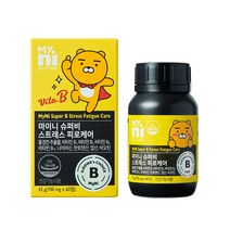 마이니 스트레스 케어비 피로케어 활력 비타민 에너지 홍경천 추출물 주부 수험생 피로개선, 1병, 60정(1개월분)