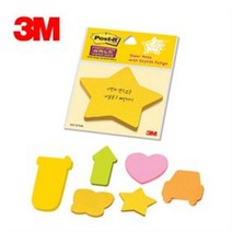 3M/슈퍼스티키SN/모양포스트잇 포스트잇, 사과, 1개