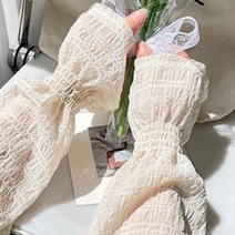 낌유스토어 레이스 운전팔토시, 아이보리