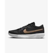 (나이키100%정품) 나이키코트 에어 줌 라이트 3 여성 테니스화 블랙/화이트/메탈릭 레드 브론즈