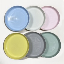 이케아 KALAS 어린이 유아 접시 칼라스 혼합색상 (6개 1세트)
