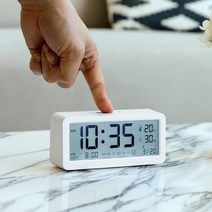 오리엔트 OWC시계 OTM1645DW 이지라이프 올인원 LCD 디지털 알람 탁상시계 화이트, 단품