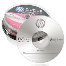 HP DVD R 더블레이어 8배속 8.5GB [케익/10매]