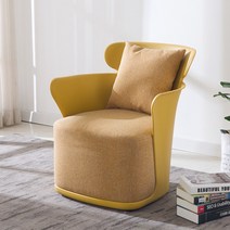 원룸소파 2인용쇼파 1인리클라이너쇼파 사무실쇼파 원룸소파 1인좌식쇼파 예쁜쇼파 원룸쇼파 가리모쿠소파 카페소파 소파의자 카페쇼파 1인용좌식쇼파 미니소파 미니쇼파 좁은거실쇼파 수입소파, 옐로우+베개