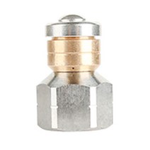 4000psi 와셔 하수 제트기 노즐 스테인레스 스틸 G1/4 G1/8 G3/8 회전 버튼 코 압력 호스 파이프 탭 로터리 노즐 FPR 클리닝 머신, 3 후 8 포인트