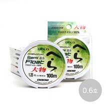 플로트 도도 헤라 도사 100m 원줄 0.6호 세미플로트 나일론 낚싯줄