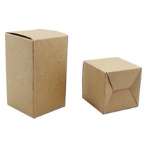 오토바이 배달통 배달가방 탑박스 갈색 크래프트 종이 접이식 상자 DIY 선물 패키지 판지 웨딩 파티 보관함 로트당 20 개, 12.Brown - 6x6x10cm