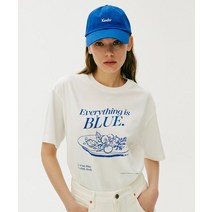 KEDS Every Blue 그래픽 반팔 티셔츠 KD2RSF2101FOWH