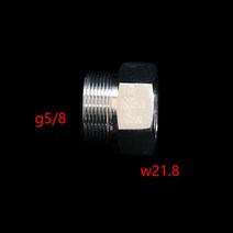 co2레귤레이터 분배기 레귤레이터 이탄 NICREW-수족관 CO2 레귤레이터 커넥터 스테인레스 스틸 w21.8 G5/8, 01 W21.8 to G5-8
