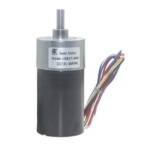 감속 기어 모터 속도조절 Jgb37-3650 DC 모터 전기 자동 커튼 감소 소형, 01 90 rpm_02 24V
