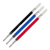 동아연필 U-KNOCK 볼펜 리필심(0.7mm)1자루(색상선택), 검정색