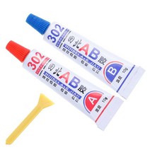 견고한 2개/대 접착제 AB 강한 에폭시 투명 콜드 용접 플라스틱 금속 유리 고무, 02 N2