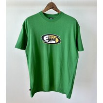 스투시 AU(호주) 티셔츠 ST035008 켈리 그린 MENS S M L XL