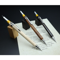 12각 고급 수제 PG5 우드 배럴 나무 샤프 이니셜 각인 무료, 킹우드, 17줄, 인조가죽1p