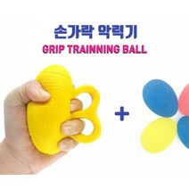 손마사지볼 악력기 개구리볼 에그볼 근력강화 헬스 전완근, 손가락악력기