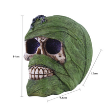 감성 인테리어 소품샵 펜트하우스 굿즈 크리 에이 티브 빈티지 수지 해골 동상 해골 조각 오피스 데스크 할로윈 생일 선물, J