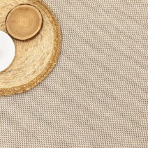 베이직 평직 단모 러그 150x200 사이잘룩 라탄 식탁 사계절 거실 카페트