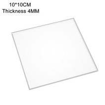 투명 아크릴 시트 반투명 보드 폴리 메틸 메타 크릴 레이트 두께 1mm9mm 크기 10x2, 10x20cm+4mm