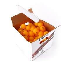 프록시마 3성 탁구공 120개입 연습용 오렌지 화이트, 오렌지 120개입