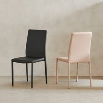 루아 식탁 의자 카페 매장 디자인 체어 (T60), 01.베이지