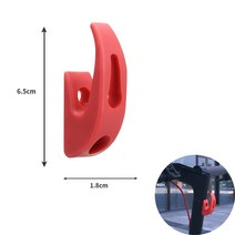 전동킥보드부품 전동킥보드배터리 스쿠터 후면 후크 나인봇 맥스 G30 전동 보관 행거 헬멧 가방 그립 자전거 브래킷 액세서리, 03 1pc Red B