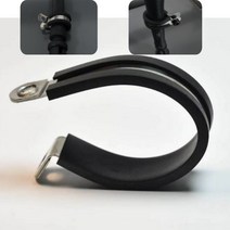 파이프 호스 튜브 고정 클램프 스텐 304 P클립 40mm
