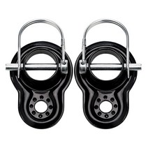 Evo Dyne 2팩 아기 자전거 트레일러 히치 - Schwinn 및 Instep 자전거 트레일러 커플러 부착물과 호환되는 일상 자전거 트레일러 커플러 - 어린이 애완 동물 및, 2-pk Flat Coupler
