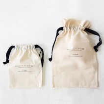 그리다마치 내츄럴 파우치 (면 Cotton) 실용적인 친환경 선물포장, 내츄럴파우치(小)