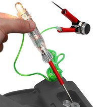 6V 12V 24V DC Voltage Test Pen Strong Tough Electric Automobile Diagnostic Test Tool Car Motorcycle, 한개옵션0