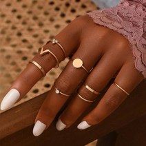 엄지반지 여자반지 2022 여성 반지 세트 bague femme 매칭 보헤미안 패션 쥬얼리 schmuck finger 액세서리 커플 선물 도매