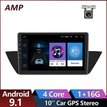 카오디오 DSP 엠프 튜닝 무선카팩 AMPrime4G 와이파이 안드로이드 10 자동 2din 자동차 라디오 BMW X1 E84 20102016 용 멀티미디어 비디오 플레이어 카플, 16G 12LED
