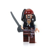 잭 스패로우 레고 LEGO 캐리비안 해적 미니피규어(느슨한)