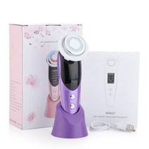 7 in 1 RF & EMS LED 피부 재생 미용 기기 노화 방지 얼굴 리프팅 주름 제거기 마이크로 전류 진동 얼굴, 03 Type 1