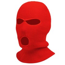 복면 가을 겨울 남자 안면 마스크 방한 방풍 강도 갱스터 모자, 레드